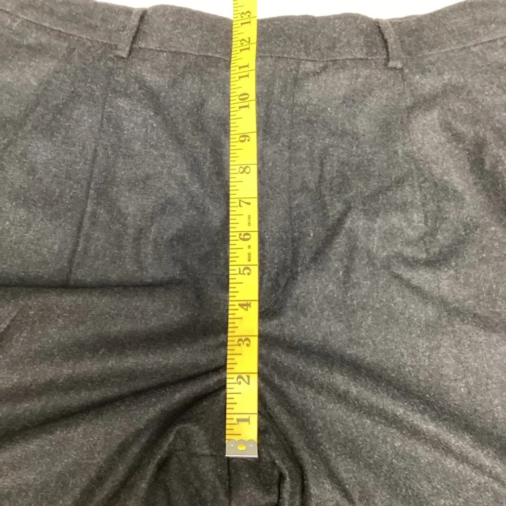 J. Crew Wool‎ Cashmere Blend Pleated Dress Pants Men’s Size 36x32 Charcoal Gray